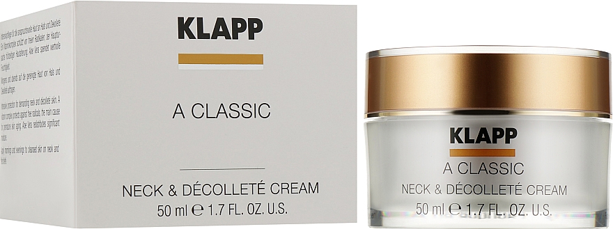 Крем для шеи и декольте - Klapp A Classic Neck & Decollete Cream — фото N2