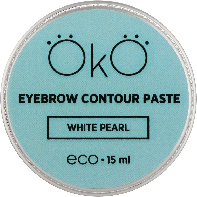 Паста для бровей - OkO Lash & Brow Eyebrow Contour Paste White Pearl — фото N1