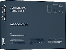 Набор - Mesoestetic Dermamelan Home Pack (f/cr/30g + sunscreen/50ml + f/balm/50ml) — фото N2