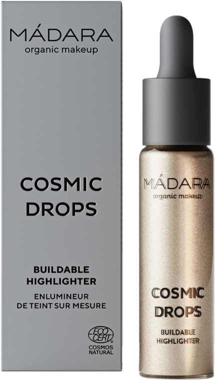 Хайлайтер - Madara Cosmetics Cosmic Drops Buildable Highlighter — фото N1