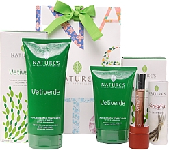 Духи, Парфюмерия, косметика Nature's Vetiverde - Набор (b/cr/100ml + sh/gel/200ml + edt/mini/10ml)