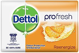 Антибактеріальне мило з ароматом мандарина - Dettol Anti-bacterial Re-Energise Bar Soap — фото N1