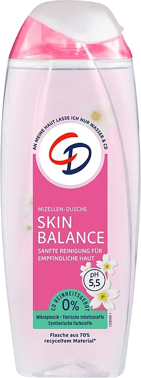 Гель для душа "Баланс кожи" - CD Shower Gel Skin Balance — фото N1