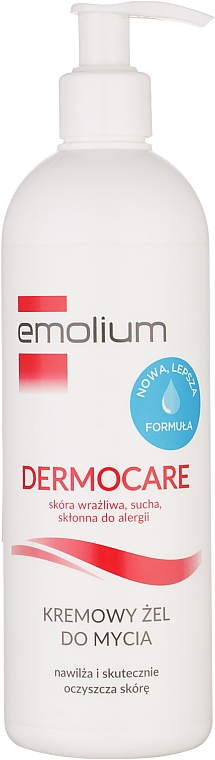 Нежный очищающий гель для тела - Emolium Dermocare Body Cleansing Creamy Gel — фото N1