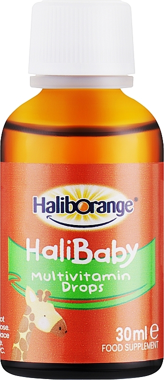 Мультивитамины для малышей, капли - Haliborange HaliBaby Multivitamin Drops — фото N1