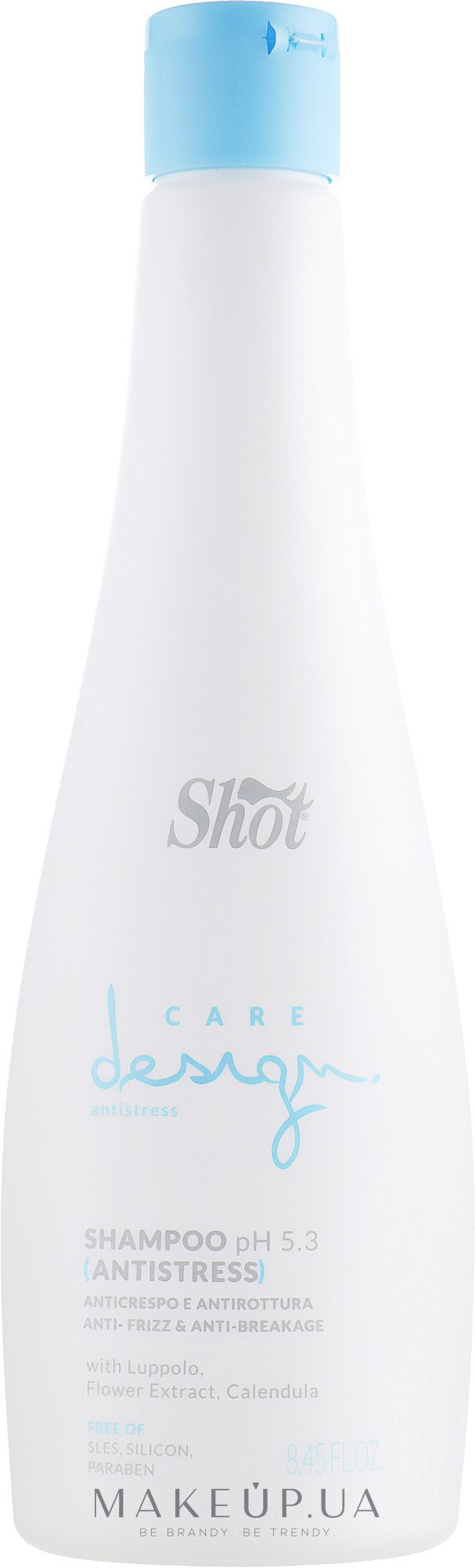 Шампунь антистрес проти ламкості волосся - Shot Care Design Antistress Shampoo — фото 250ml