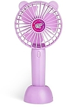 Ручной мини-вентилятор, фиолетовый - Martinelia It's Very Fun — фото N2