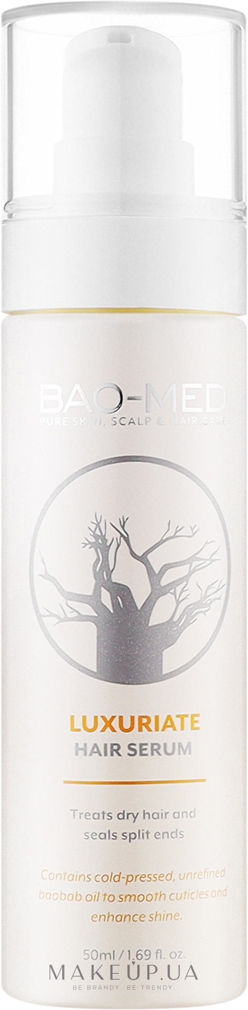 Сироватка для волосся з олією баобаба - Bao-Med Luxuriate Hair Serum — фото 50ml