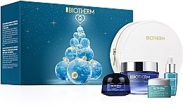 Парфумерія, косметика Набір для догляду за обличчям - Biotherm Blue Pro-Retinol (cr/50ml + cr/15ml + elixir/7ml + eye/cr/5ml + pouch)