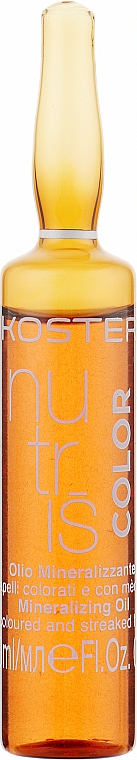 Олія для фарбованого й мельованого волосся - Koster Nutris Color Mineralizing Oil — фото N3