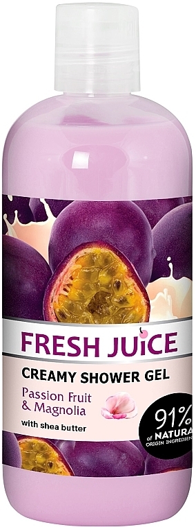 Крем-гель для душу - Fresh Juice Brazilian Carnival Passion Fruit & Magnolia — фото N3
