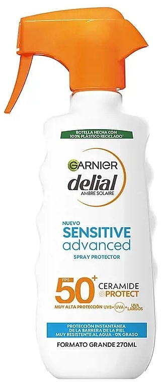 Солнцезахисний спрей - Garnier Delial Sensitive Advanced Protector Spray SPF50+ Ceramide Protect — фото N3