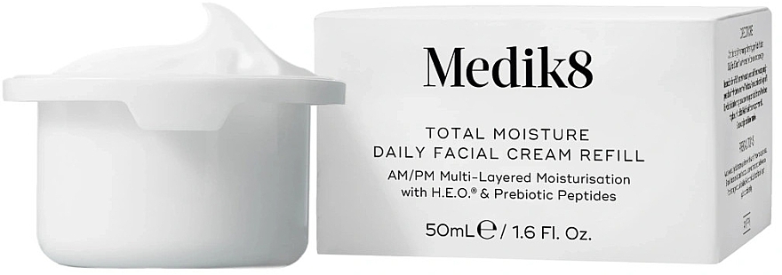 Зволожуючий щоденний крем для обличчя - Medik8 Total Moisture Daily Facial Cream Refill — фото N2