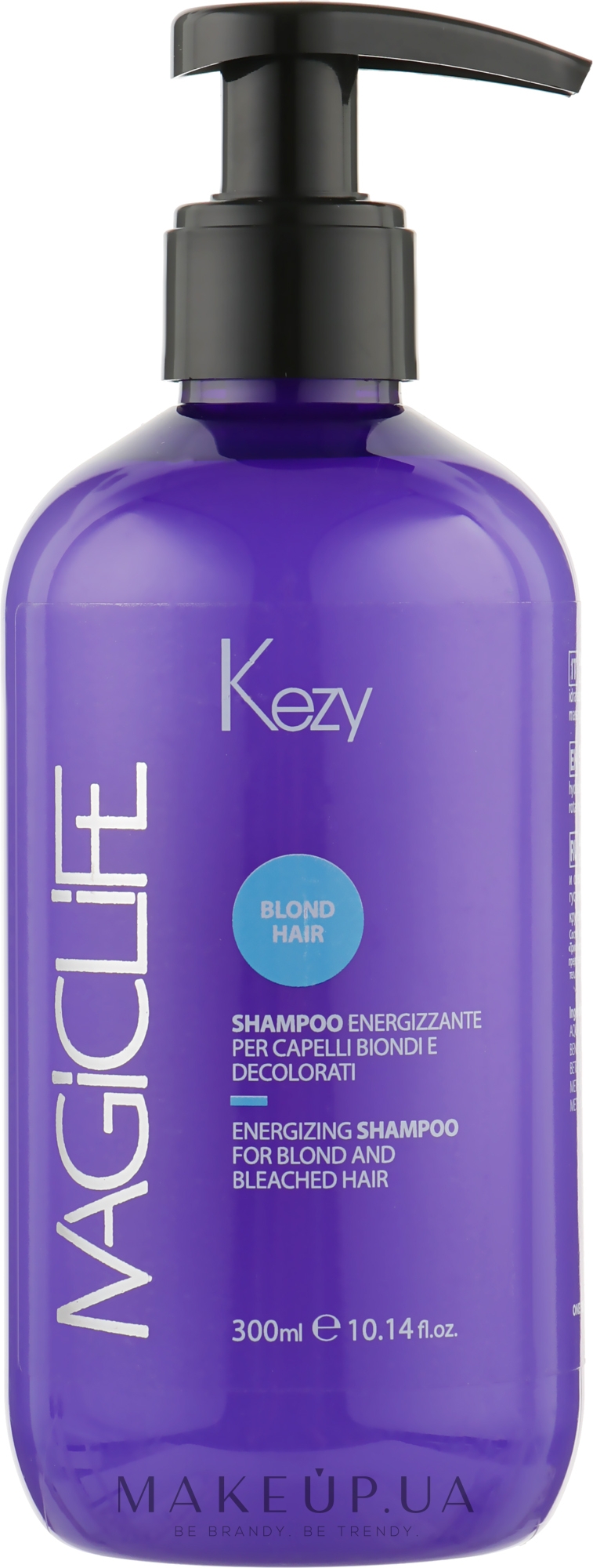 Шампунь укрепляющий для светлых и обесцвеченных волос - Kezy Magic Life Energizzante Shampoo  — фото 300ml