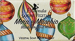 Парфумерія, косметика Мило туалетне "Blackberry and Musk" - Florinda Christmas Collection Soap
