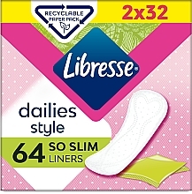 Ультратонкие ежедневные прокладки, 64 шт - Libresse Dailies Style Normal — фото N1