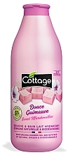 Гель для душу "Солодкий зефір" - Cottage Shower Gel & Bath Milk — фото N1