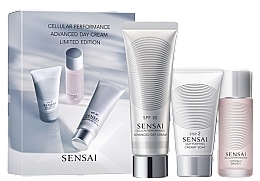 Парфумерія, косметика Набір - Sensai Cellular Performance Advanced Day Cream Set (cr/50ml + soap/30ml + lot/20ml)