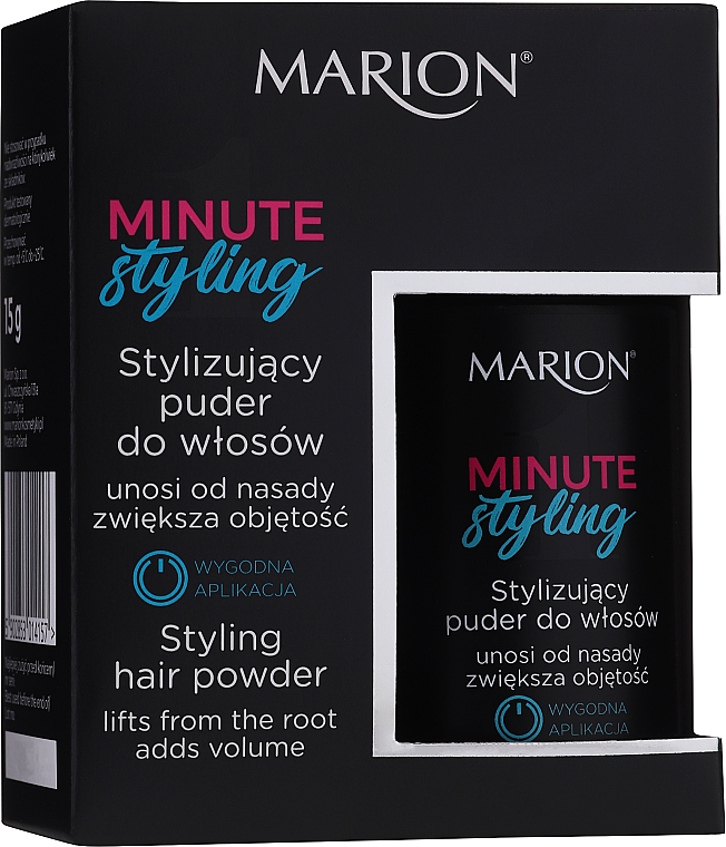 Пудра для стайлинга волос, эластичная - Marion Hair 1 Minute Styling Powder — фото N3