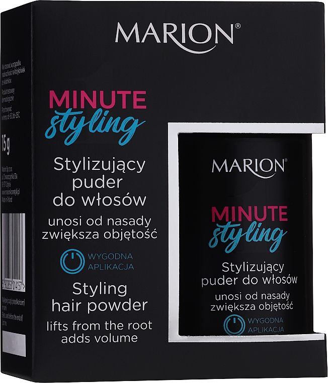 Пудра для стайлінгу волосся, еластична - Marion Hair 1 Minute Styling Powder — фото N3