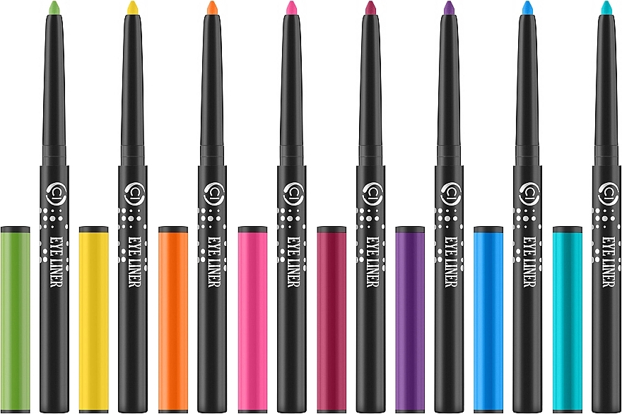 Набір - Colour Intense Be Bold Mix Eye Liner (pensil/8x1g)