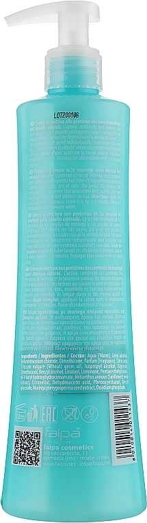 Захисний крем для волосся, з протеїнами насіння моринги - Faipa Roma City Life Protecting Cream — фото N2