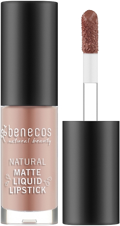 Рідка матова помада для губ - Benecos Natural Matte Liquid Lipstick — фото N1