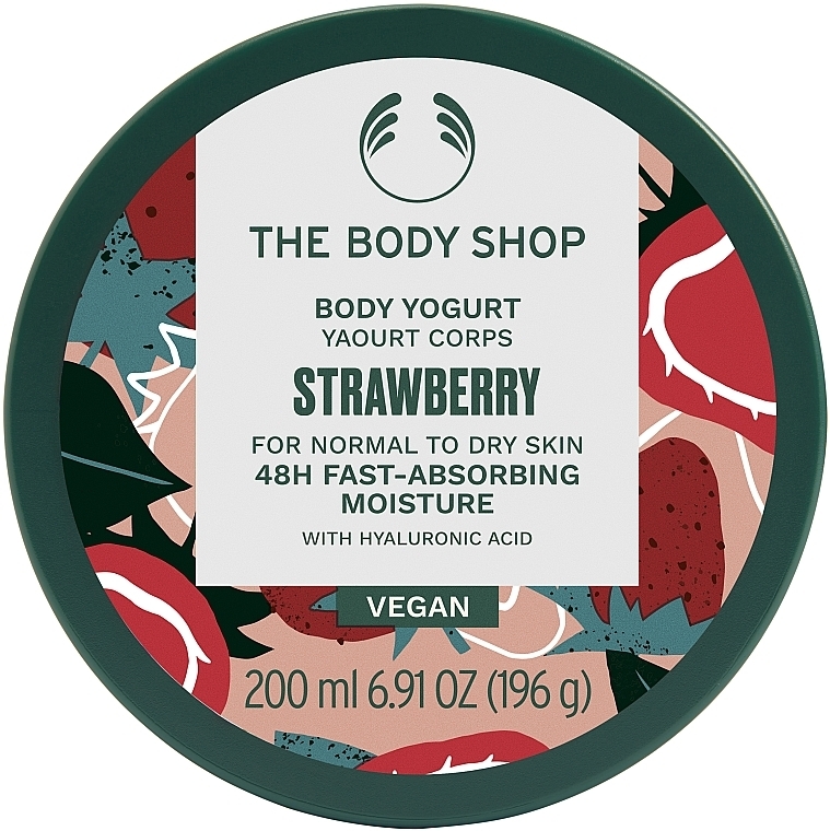 Йогурт для тіла "Полуниця" - The Body Shop Strawberry Body Yogurt — фото N1