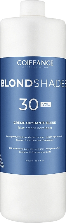 УЦЕНКА Окислитель - Coiffance Professionnel Blondshades 30 Vol Blue Cream Developer * — фото N1