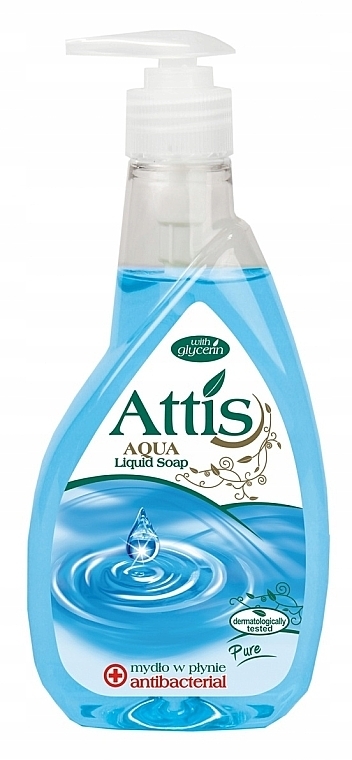 Жидкое мыло для рук - Attis Aqua Liquid Soap — фото N1