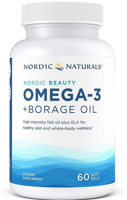 Пищевая добавка "Омега-3 + масло огуречника" - Nordic Naturals Omega-3 + Borage Oil Nordic Beauty — фото N1