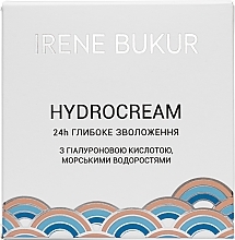 Гидрокрем с гиалуроновой кислотой для сухой и нормальной кожи лица - Irene Bukur — фото N3
