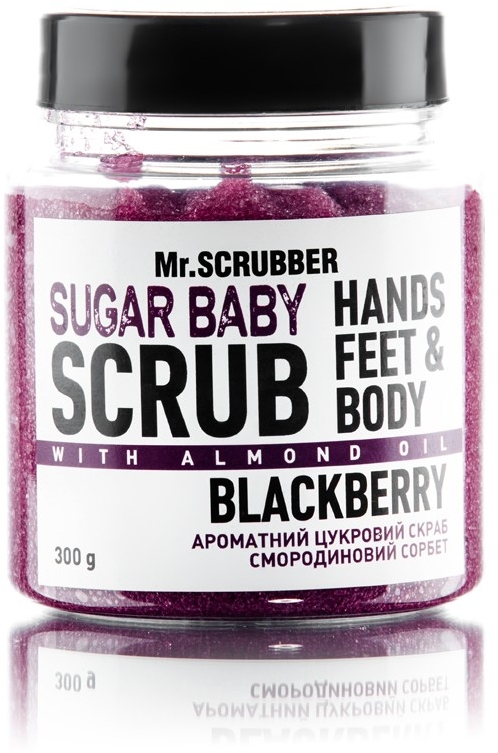 Цукровий скраб для тіла  "Blackberry" - Mr.Scrubber Shugar Baby Hands Feet & Body Scrub — фото N1