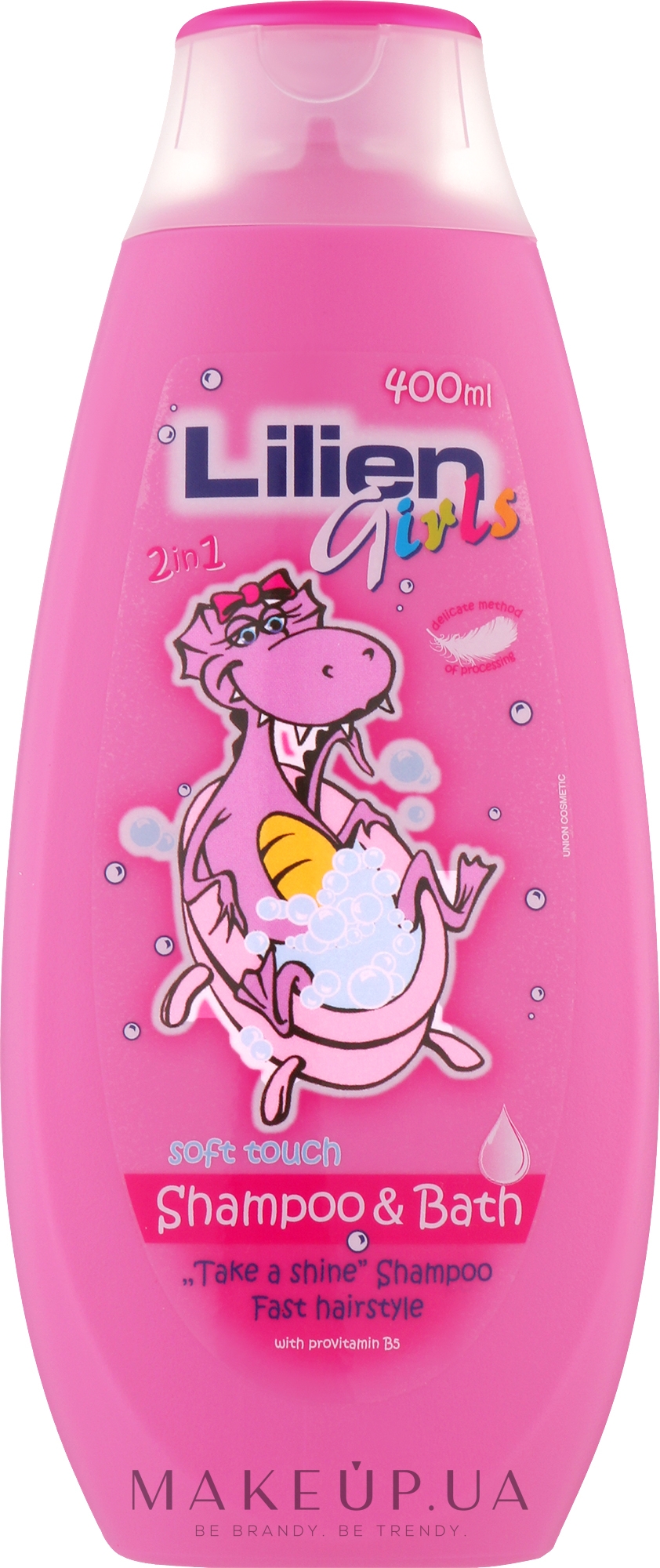 Дитячий шампунь та піна для ванни 2в1 для дівчаток - Lilien Shampoo & Bath Girls — фото 400ml