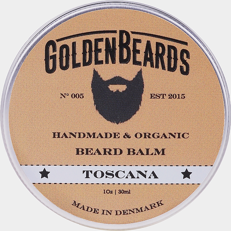Бальзам для бороды "Toscana" - Golden Beards Beard Balm — фото N2
