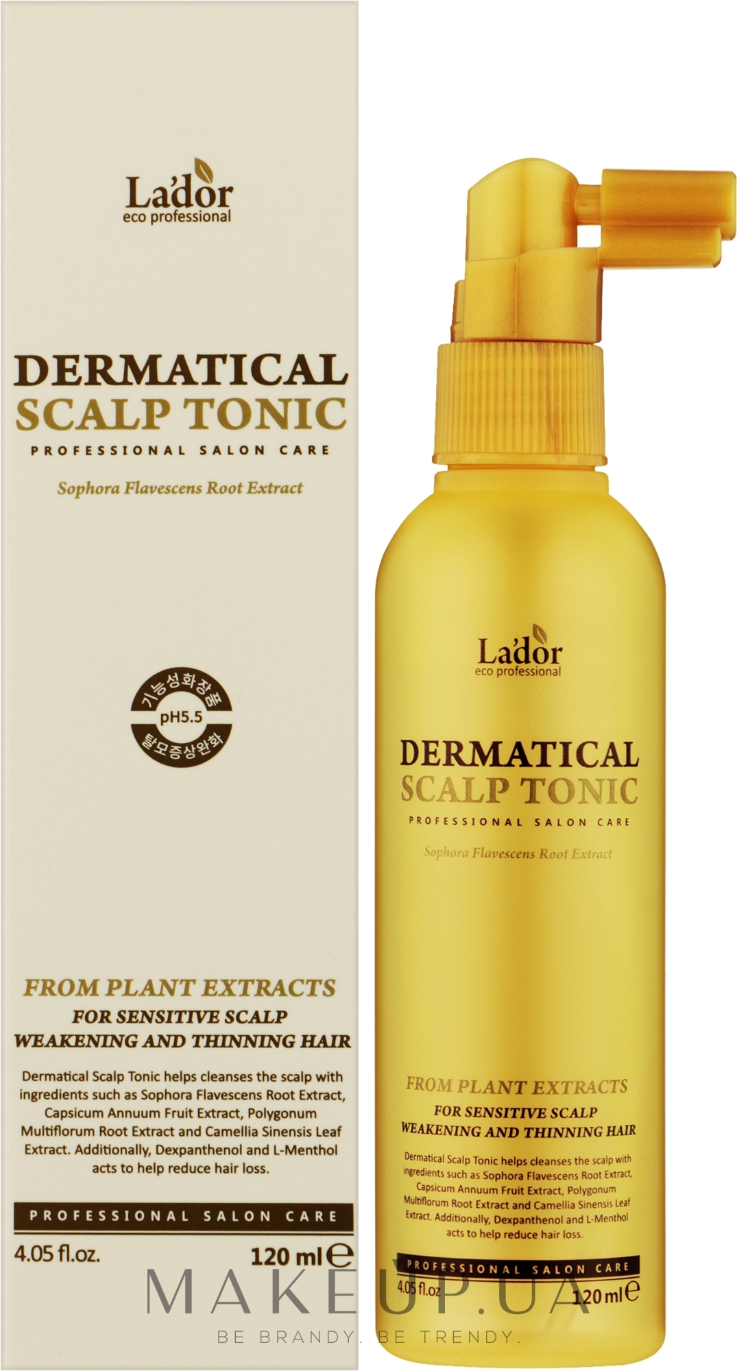 Тоник для кожи головы против выпадения волос - La'dor Dermatical Scalp Tonic — фото 120ml