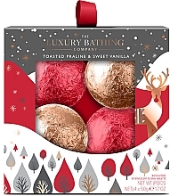 Набор бомбочек для ванны - Grace Cole The Luxury Bathing Toasted Praline & Sweet Vanilla — фото N1