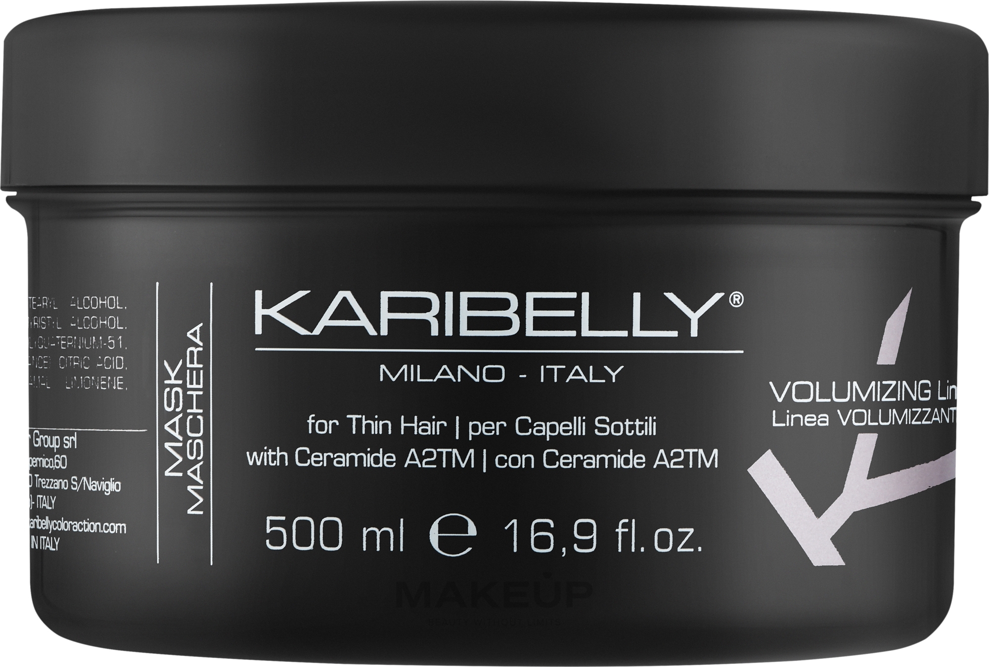 Маска для об'єму волосся - Karibelly Volumizing Mask — фото 500ml