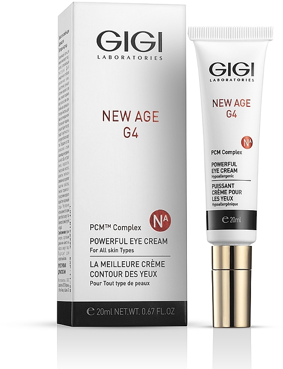 Крем для повік ліфтинговий - GIGI New Age G4 Powerfull Eye Cream — фото N2