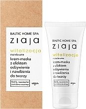 Зволожувальний крем-маска для обличчя - Ziaja Baltic Home Spa Witalizacja — фото N2