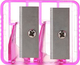 Духи, Парфюмерия, косметика Точилка двойная для карандашей, 2199, светло-розовая - Top Choice