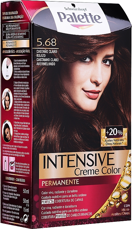 Крем-краска для волос - Palette Intensive Color Creme Permanente — фото N1