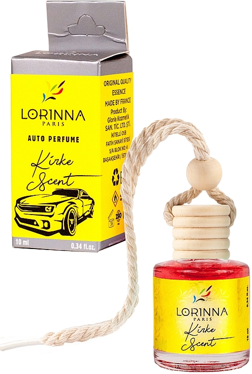 Ароматизатор для автомобіля - Lorinna Paris Kirke Scent Auto Perfume — фото N1