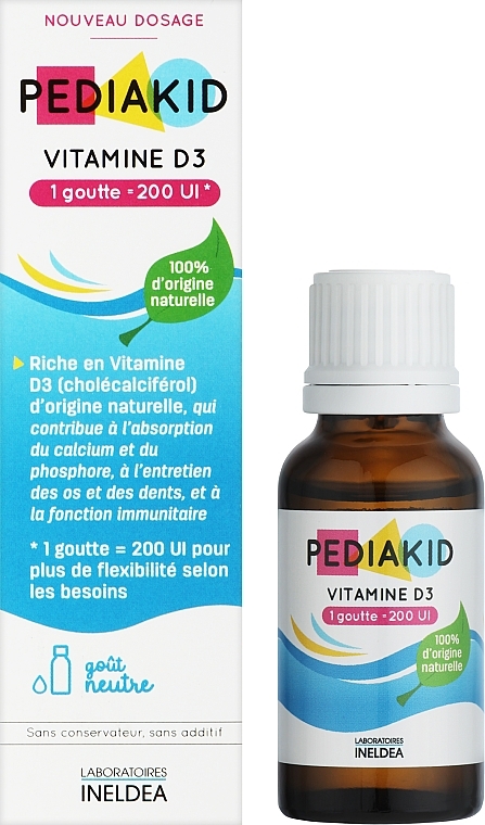 Капли для детей "Витамин D3" - Pediakid Vitamin D3 — фото N2