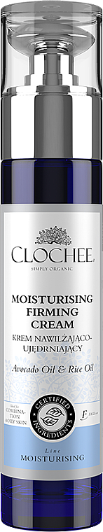 Увлажняющий и укрепляющий крем для лица с маслом авокадо и рисовым маслом - Clochee Moisturising Firming Cream Avocado Oil & Rice Oil — фото N1