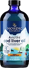 Пищевая добавка с апельсиновым вкусом 1060 mg "Омега-3" - Nordic Naturals Arctic Cod Liver Oil  — фото N1
