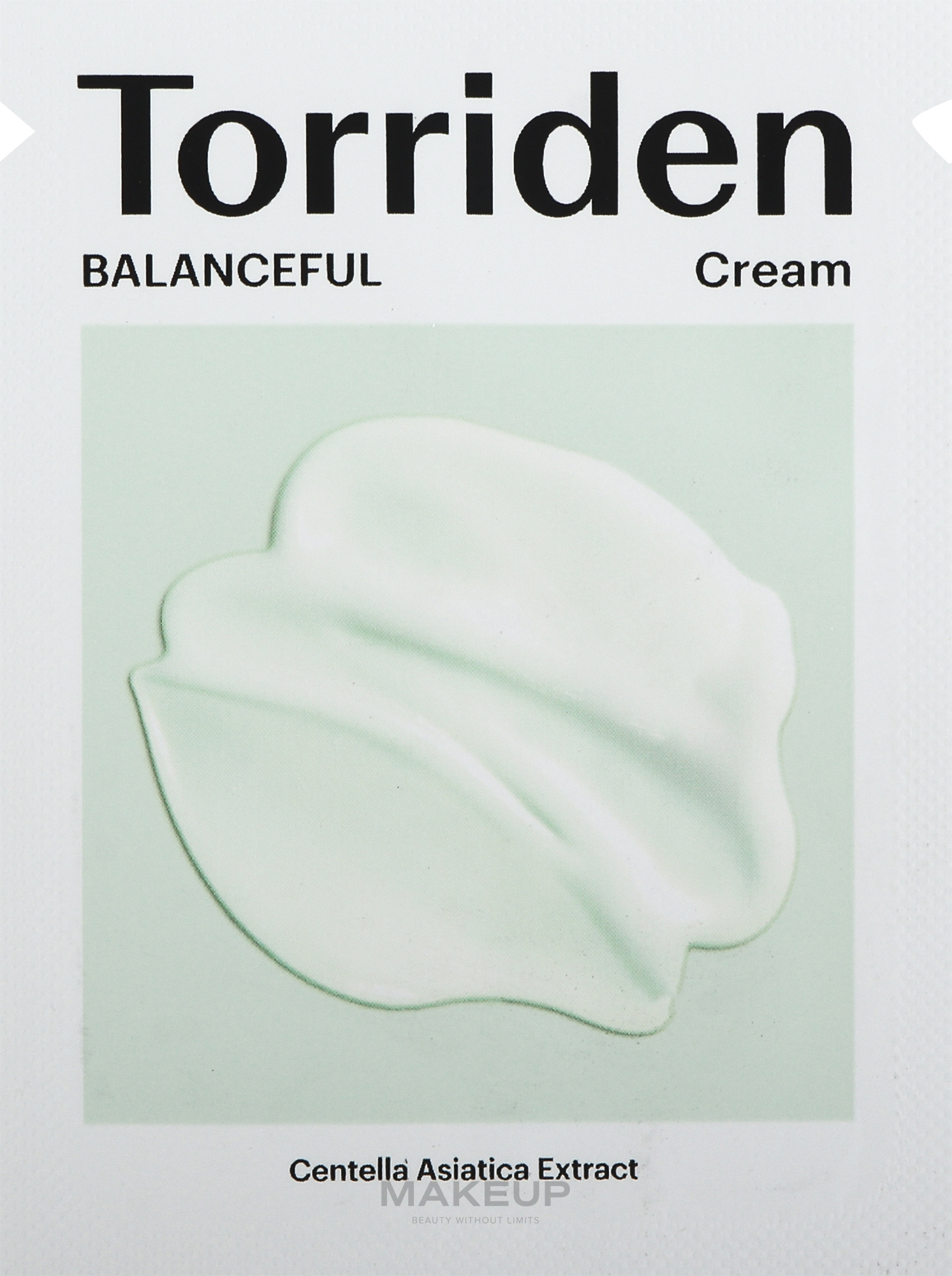 Крем для чувствительной и жирной кожи лица - Torriden Balanceful Cream (саше) — фото 2ml