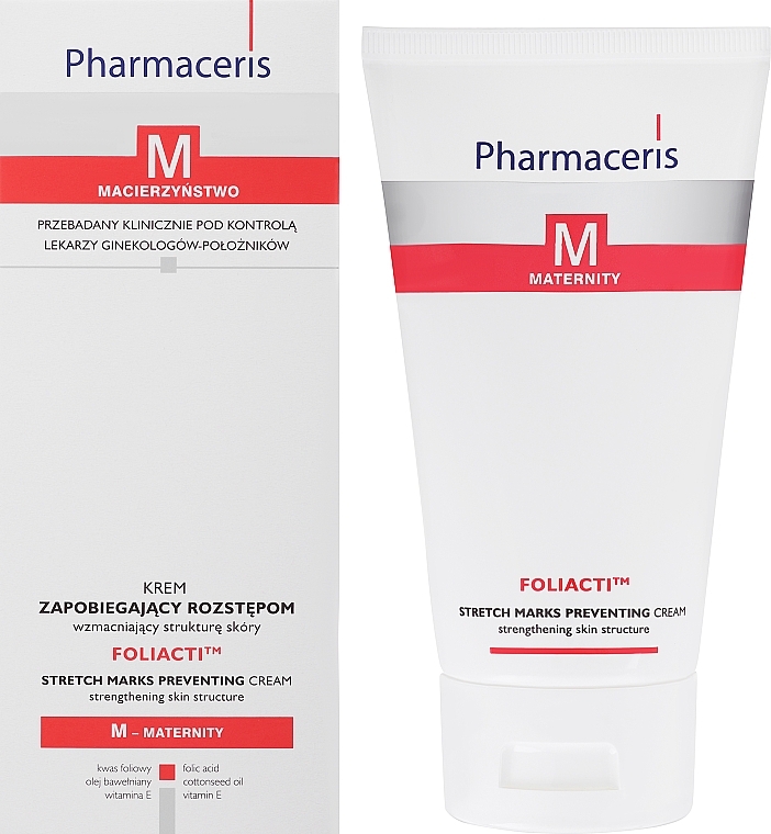 Крем, запобігаючий розтяжкам - Pharmaceris M Foliacti Stretch Mark Prevention Cream — фото N2