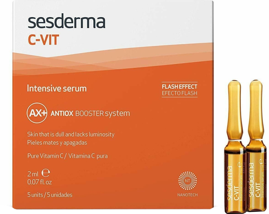 Интенсивная сыворотка мгновенной красоты - SeSDerma Laboratories C-Vit Intensive Serum Flash Effect — фото N6