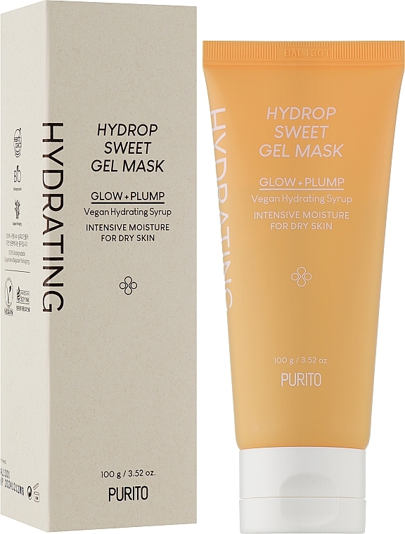 Маска для обличчя - Purito Hydrop Sweet Gel Mask — фото N2